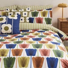Orla Kiely Tulip Super Kingsize Duvet Cover Set