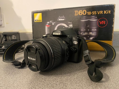Nikon d60 camera with - camera, af-s