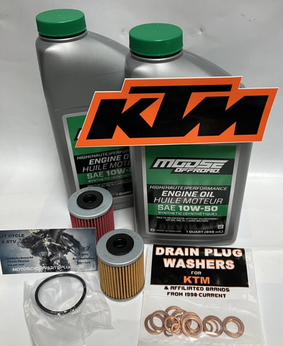 Oil change kit for ktm - 400, 450