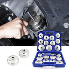23Pcs Cap Type Oil Filter Wrench Set Automotive Removal Socket Tool Kit New