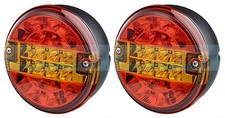 2x 12v/24v LED Rear Round