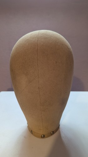 Vintage canvas millinery head - vintage,