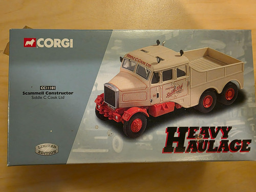 Corgi siddle cook - cook, scammell