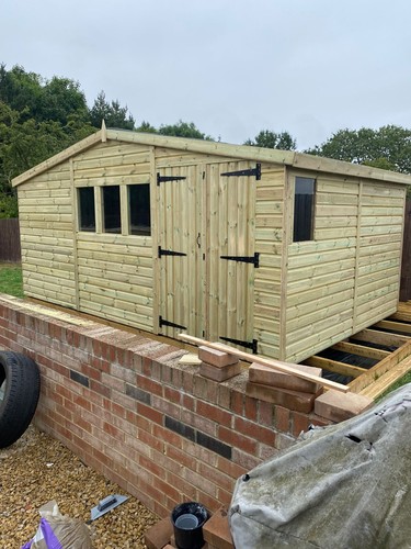 16x10 wooden garden workshop - wooden,
