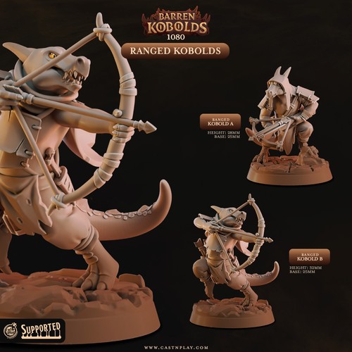 Ranged kobolds barren - kobolds, |