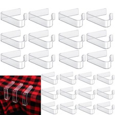 4/8X Plastic Tablecloth Clips Clear Picnic Table Cloth Holder for Christmas Home