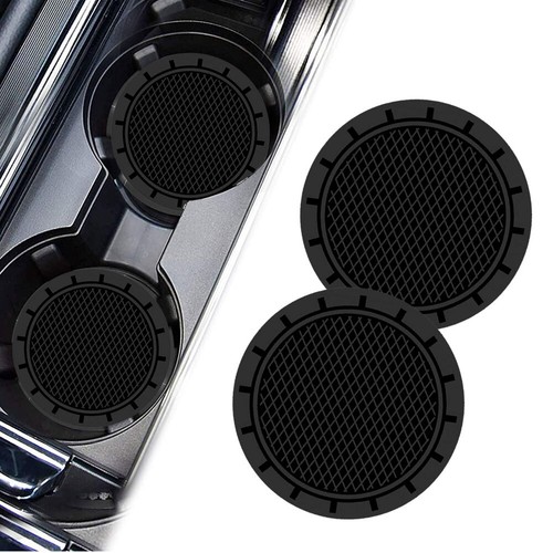 Black rubber cup holder - 2x,