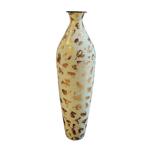 Metallic large floor vase - large,
