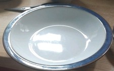 Denby Colonial Blue Rimmed Soup/dessert Bowl 8 3/8 Inches 21.2cm Item A