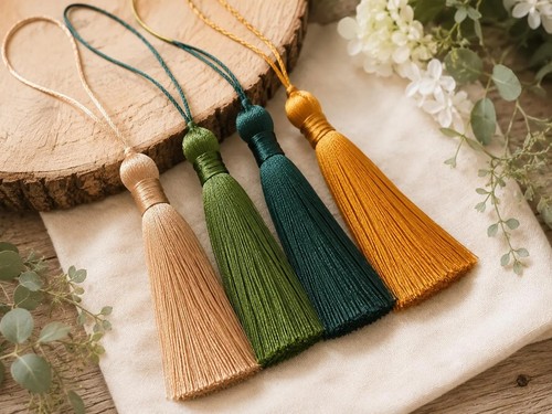Decorative key tassels - ,,