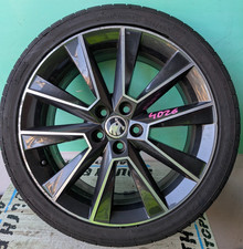 SKODA FABIA RAPID 17" ALLOY WHEEL AND TYRE 5JJ601025 #4026
