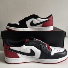  Nike Air Jordan 1 Retro Low OG Black Toe UK8.5 EUR43  Royal Bred Chicago