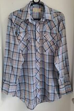 Vintage The Western by Bellcraft  Check Western Shirt Snaps 43"-109cm M (100WR)