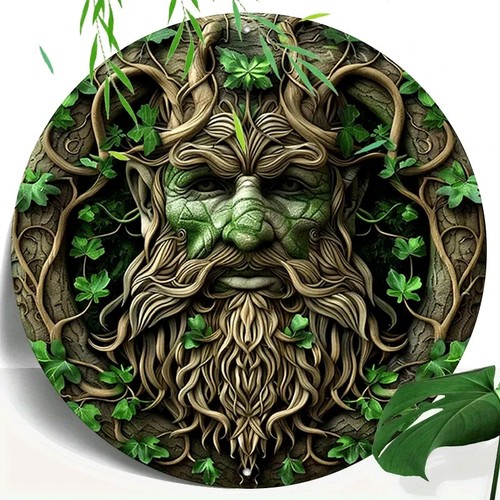 Leafy pagan green forest man - leafy,