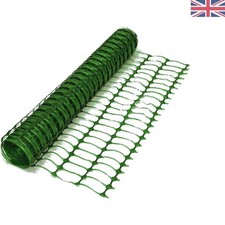 1m x 25m Heavy Duty Green Safety Barrier Fencing for Construction & Garden Use