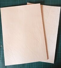 4MM - 4.2MM THICK NATURAL VEG TAN CRAFT LEATHER HIDE OFFCUTS