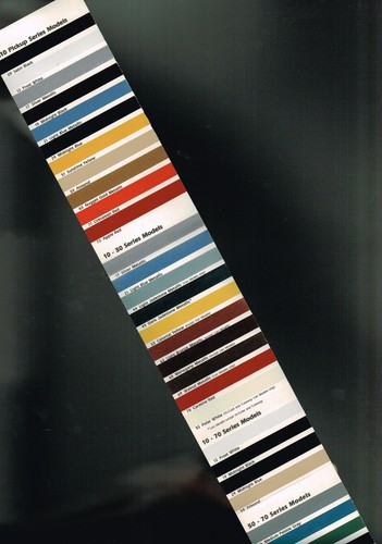 1982 chevy truck color chart - 1982,