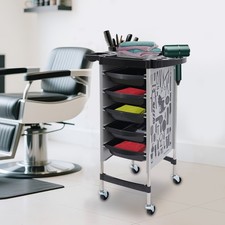 Hairdressing Trolley, Hairdressing Trolley with 5 Pull-Out Drawers, Hairdressing