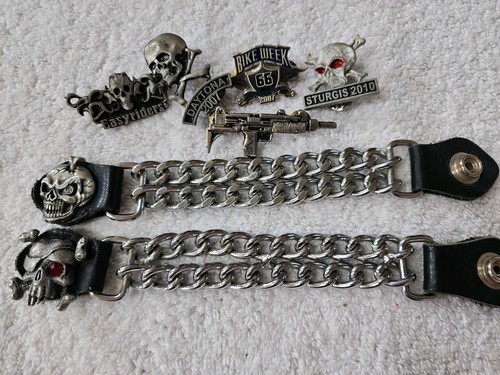 Motorcycle vest extenders and - vest,