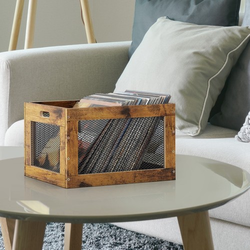Vinyl record storage crate - vinyl,