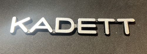 Opel kadett metal car badge - opel,