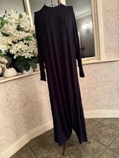 Fab Black M&S High Neck Maxi