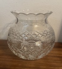 Vintage WATERFORD Crystal America's Heritage Unity Vase, MARTHA WASHINGTON -  8”