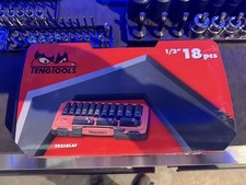 Teng Tools 18 Piece 1/2in Drive AF Deep Impact Socket Set 3/8 - 1-1/4in T9214LAF