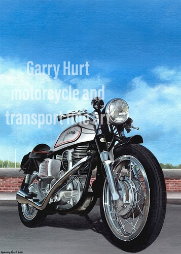 Norton manx motorcycle - manx, a3