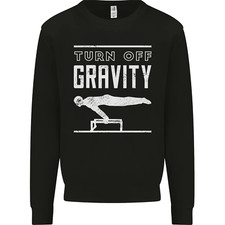 Gymnastics Turn Off Gravity Gymnast Pommel Horse Mens Sweatshirt Jumper