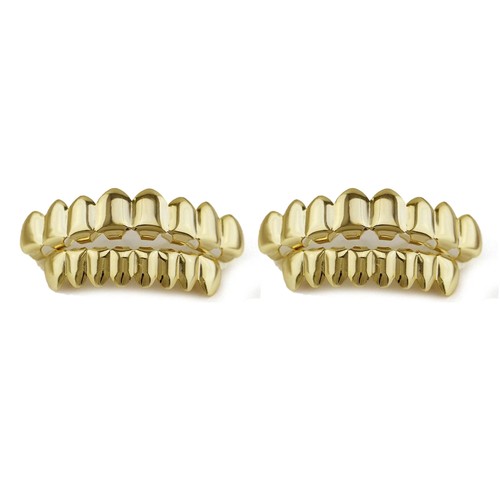 14k gold plated hip - gold, hop