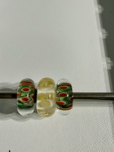 Set three trollbeads unique - of,