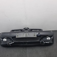 MERCEDES SLK R171 COMPLETE FRONT BUMPER+GRILLES IN BLACK C197(DAMAGED)