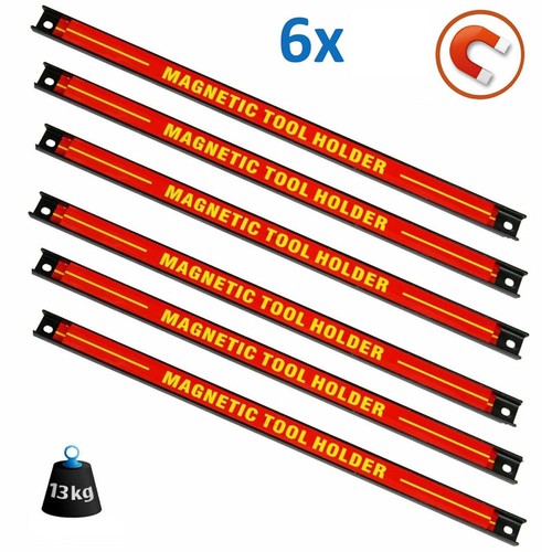 6pcs magnetic tool strip - 18",