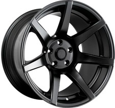 7twenty Wheels Style 55 Satin Black 18x10.5" ET5 5x114.3 73.1CB PER WHEEL Drift