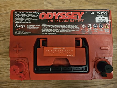Odyssey pc1400 battery - pc1400-25,