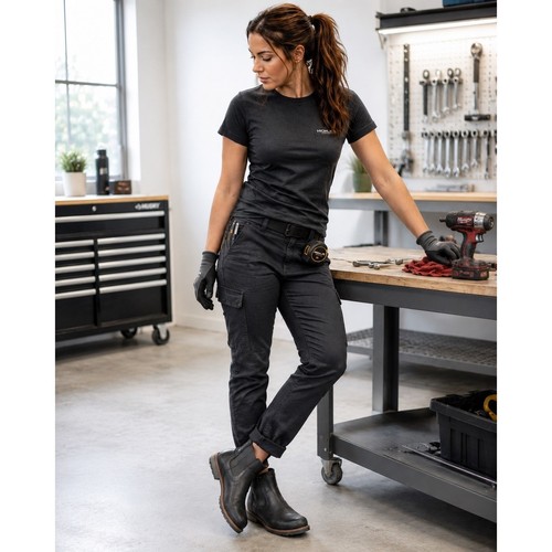 Worx red wing - by, black
