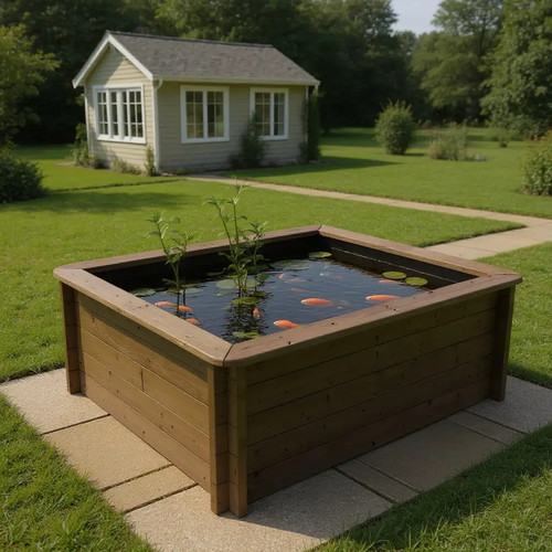 Wooden pond 1 5m - wooden,