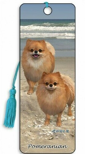 Bookmark pomeranian small - 3d,