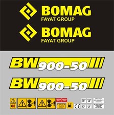 Bomag BW900-50 Roller Decal