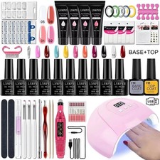 Gel Nail Polish Kit with LED