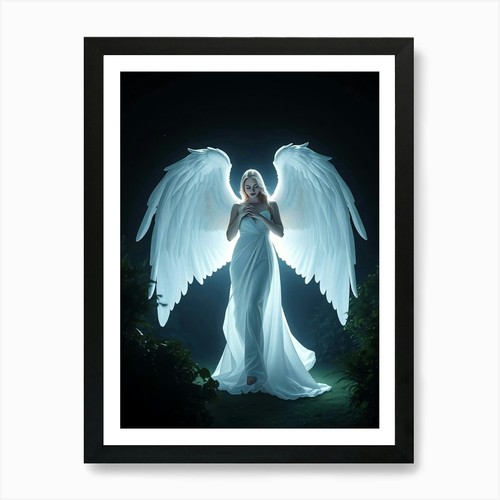 White angel diverse - white, art