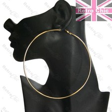 GIANT 4.75"BIG HOOP EARRINGS