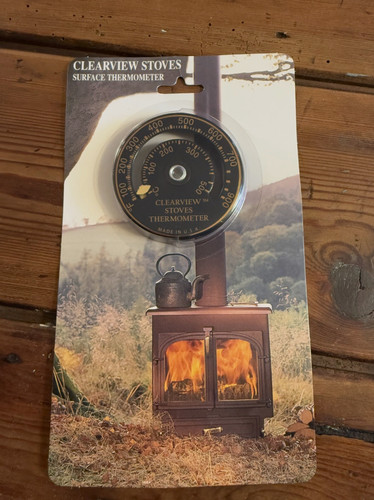 Clearview stove thermometer - stove,