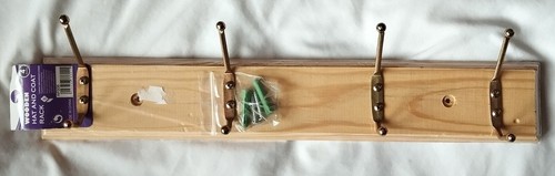 Wooden hat coat rack hook - hat,