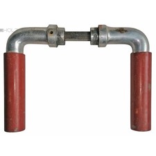 Door Handle Bauhaus Alu Old Mid 1930S Door Handles Red 17.8Mm 8Pcs