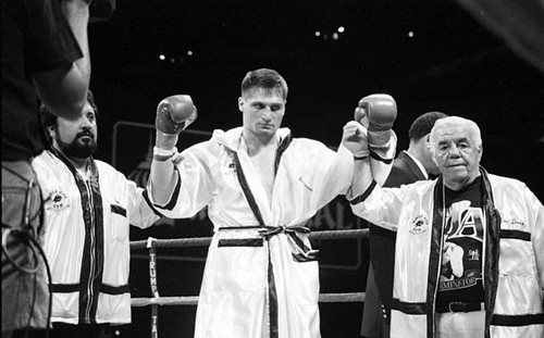 Large old boxing photo - old, andrew