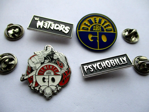 Psychobilly metal badge - psychobilly,
