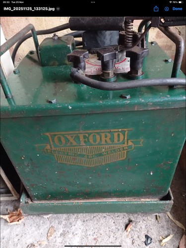 Oxford oil cooled electric arc - oxford,