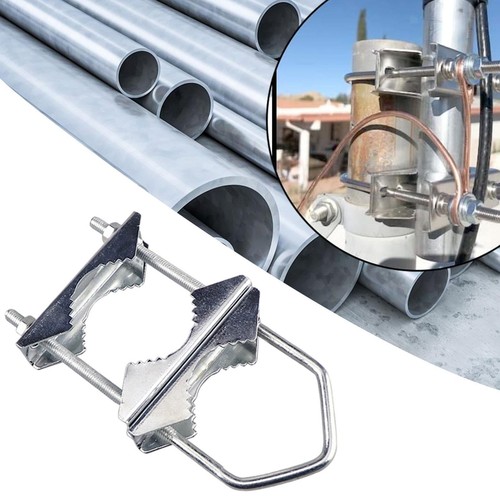 Antenna mast clamp - clamp, double